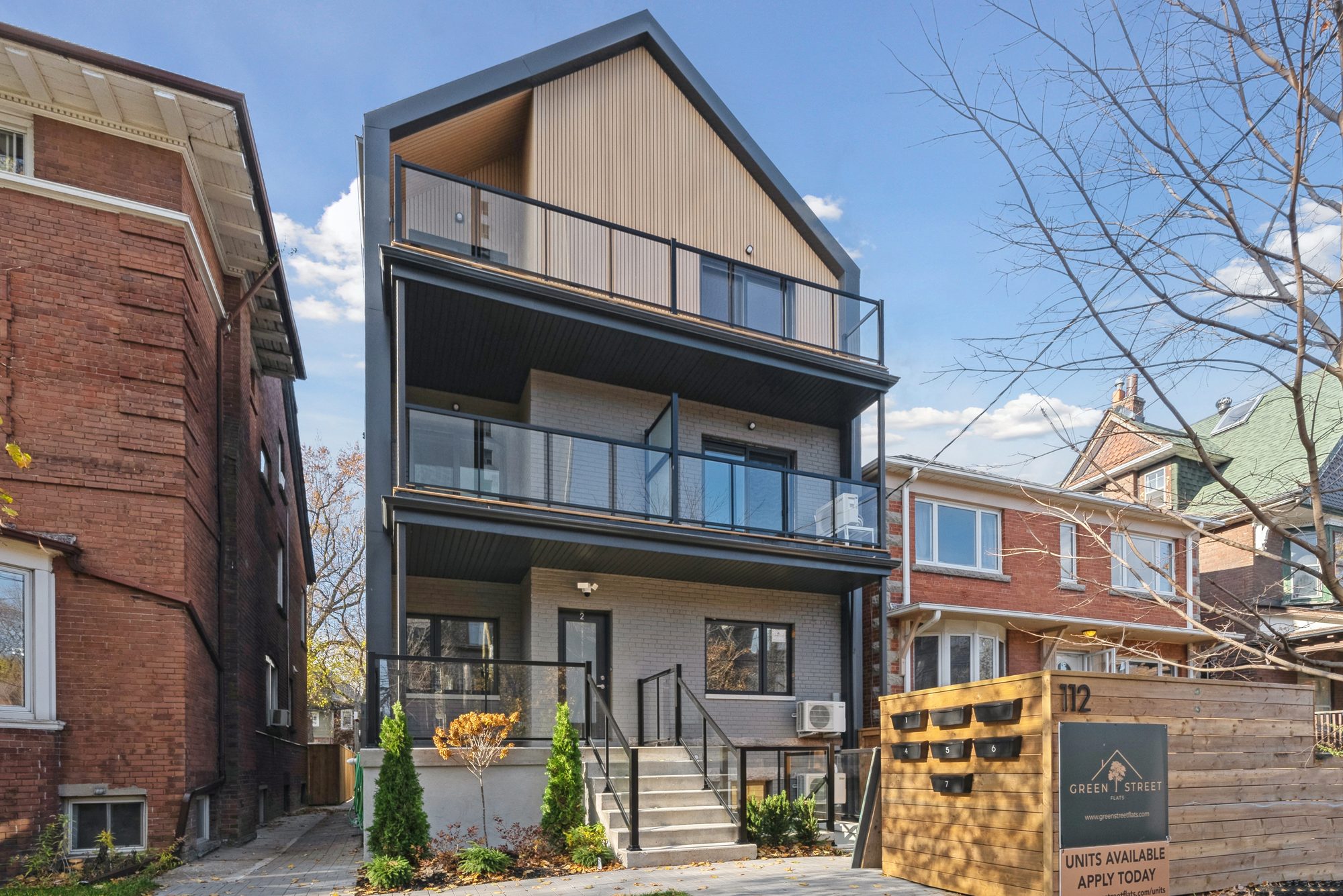 112 Walmer Avenue multiplex — Green Street Flats development