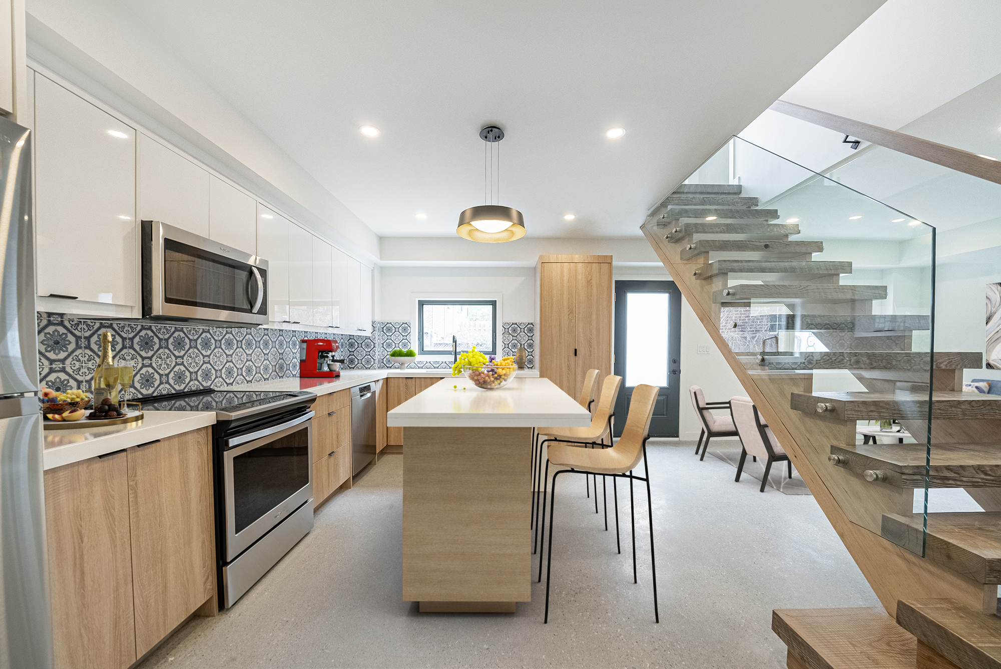 Modern interior in a Green Street Flats rental home