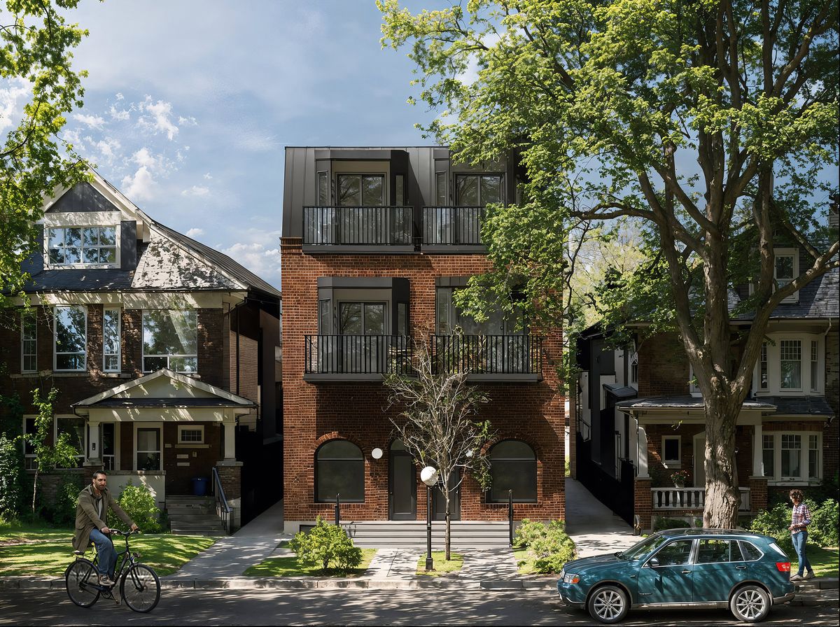 501 Palmerston Boulevard multiplex rendering — 9 units, Toronto